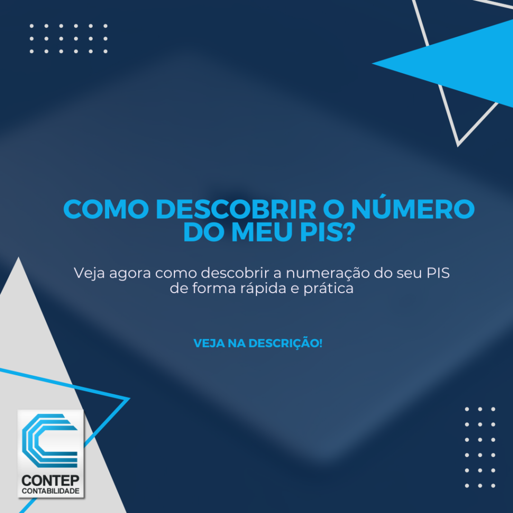 Como Descobrir O N mero Do Meu PIS Contep Contabilidade